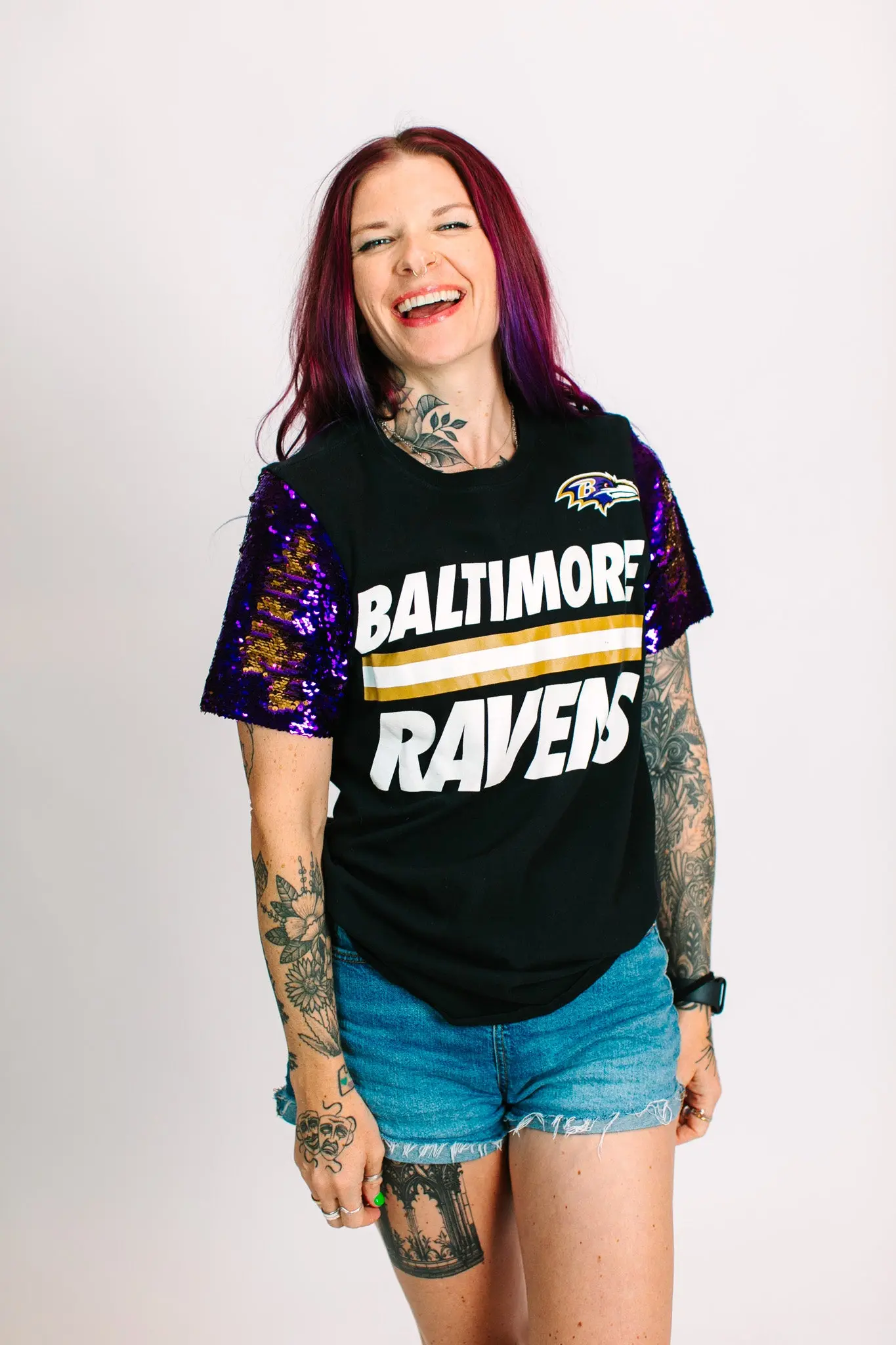 Baltimore Ravens Stripe Party Tee