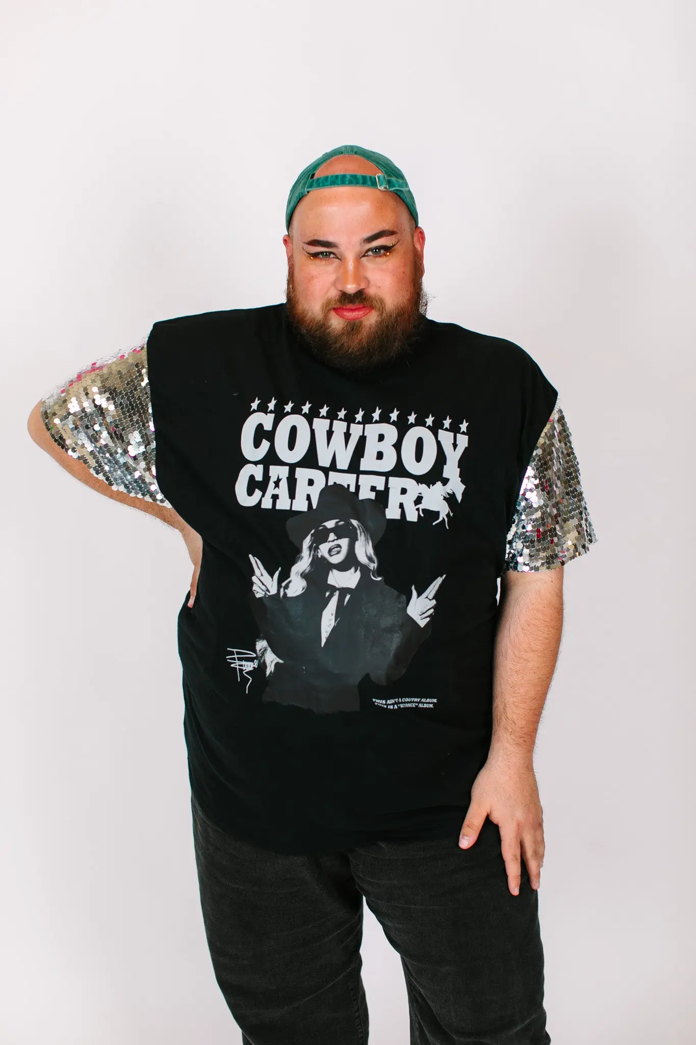 Beyonce Silver Disco Party Tee - Image 6