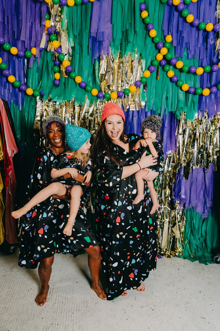 Black Confetti Kids Caftan - Image 4