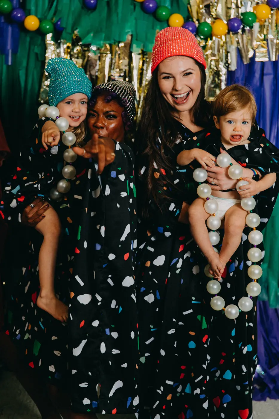 Black Confetti Kids Caftan - Image 6