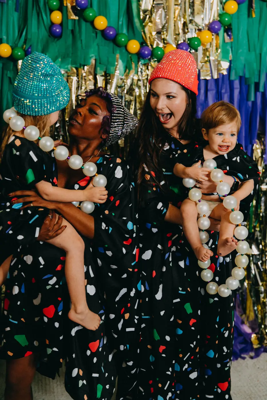 Black Confetti Kids Caftan - Image 8