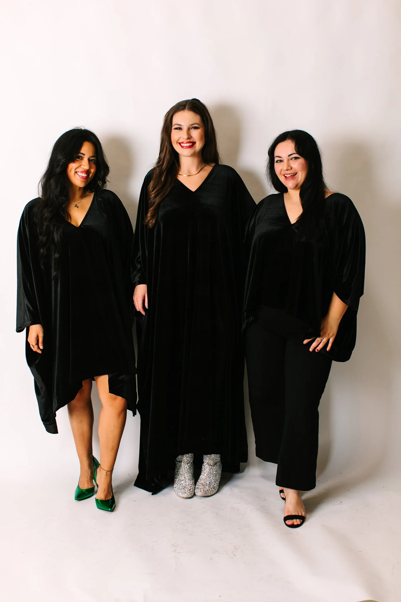 Black Velvet Long Caftan - Image 2