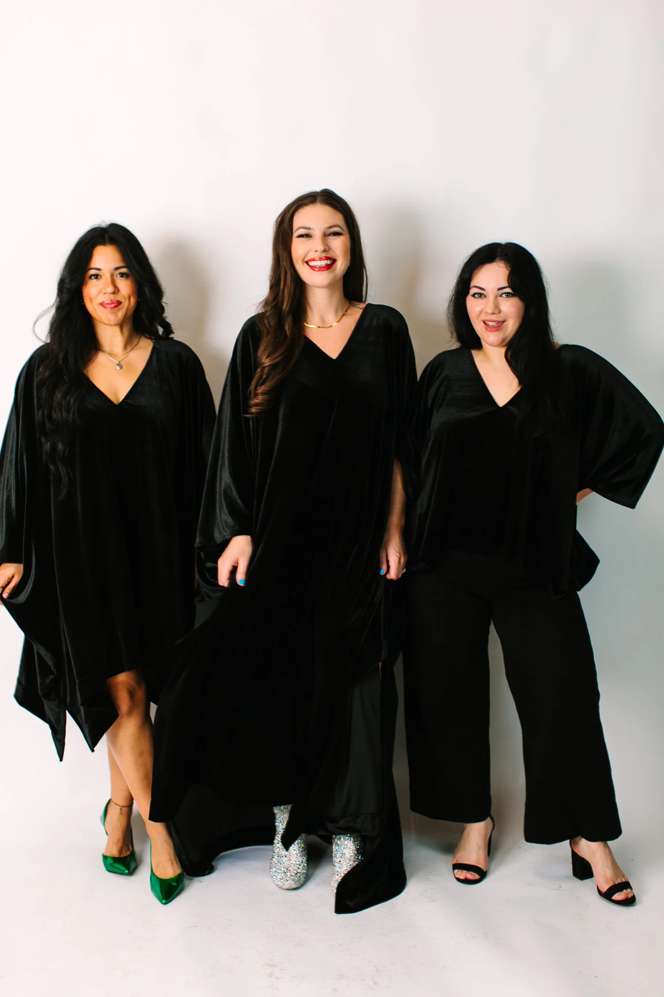 Black Velvet Long Caftan - Image 3