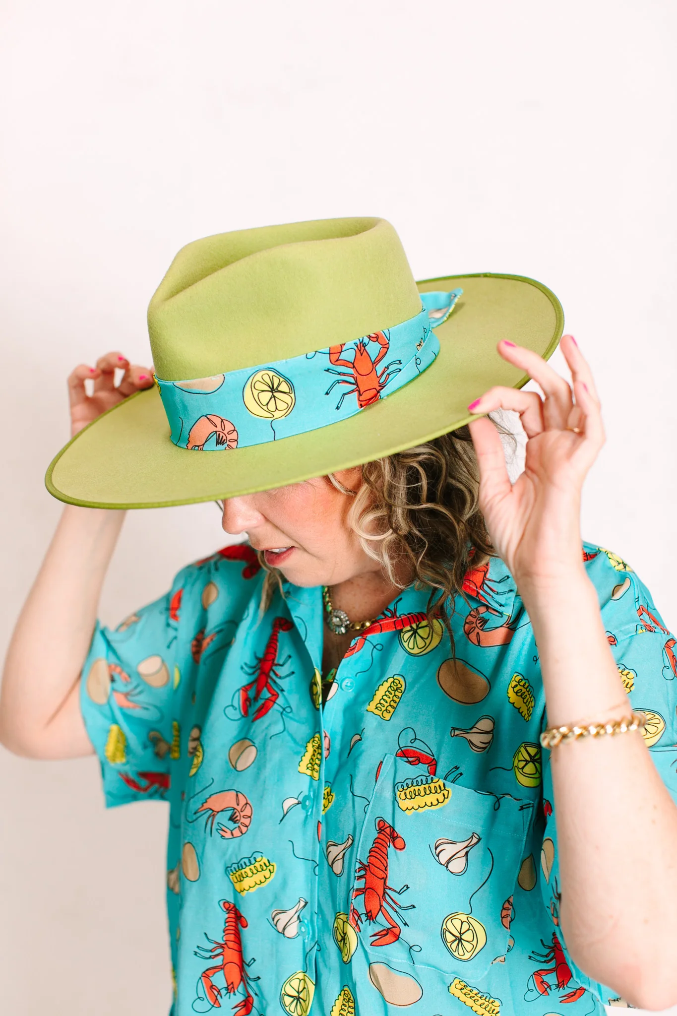 Blue Crawfish Hatband - Image 3