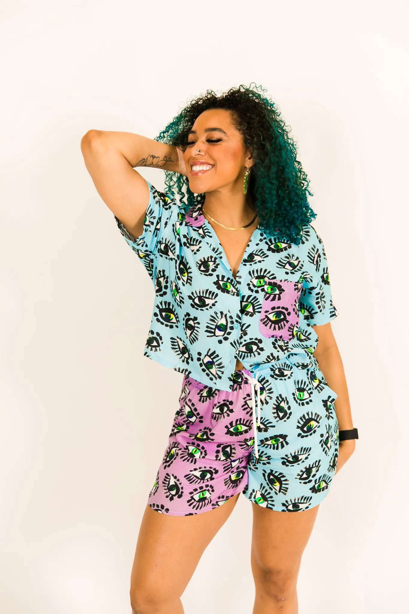 Blue Eyes BADDIE Shorts - Image 10
