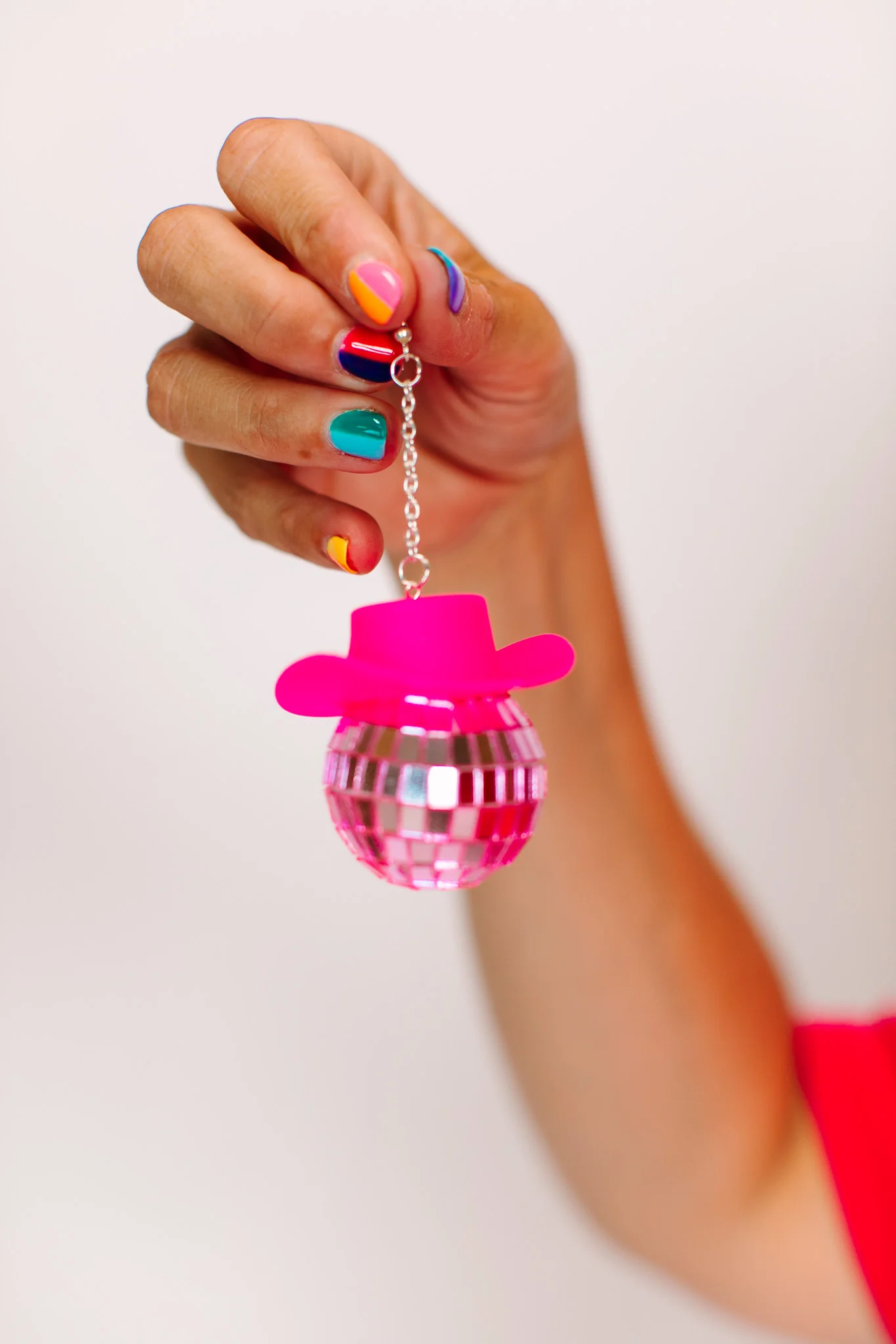 Pink Cowboy Disco Earrings - Image 2