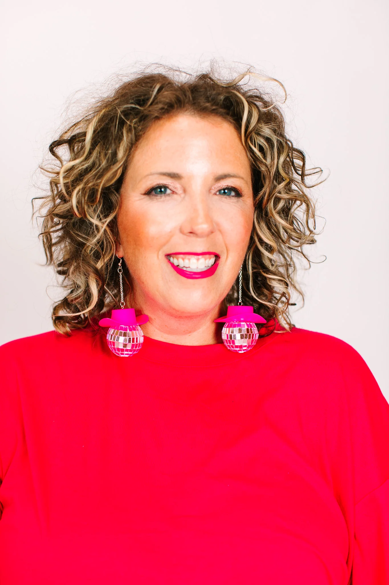 Pink Cowboy Disco Earrings - Image 7