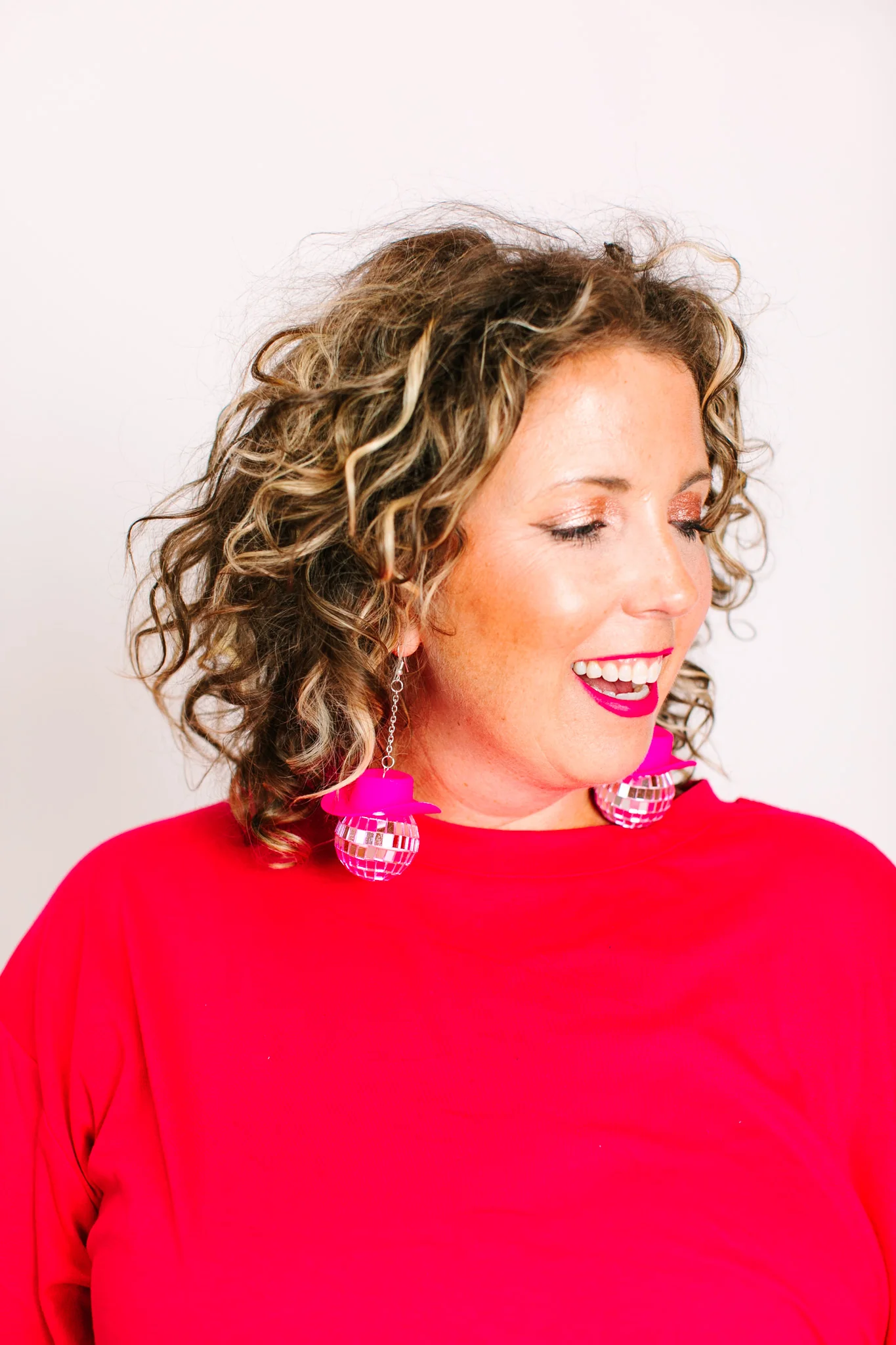 Pink Cowboy Disco Earrings - Image 9