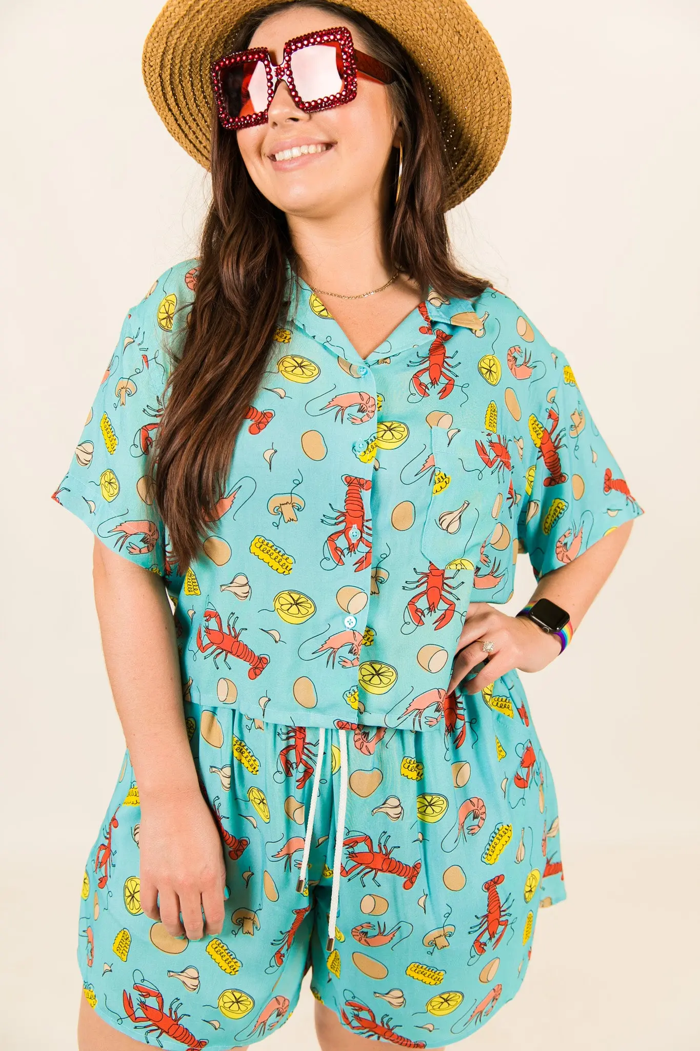 Blue Crawfish BADDIE Shirt - Image 3