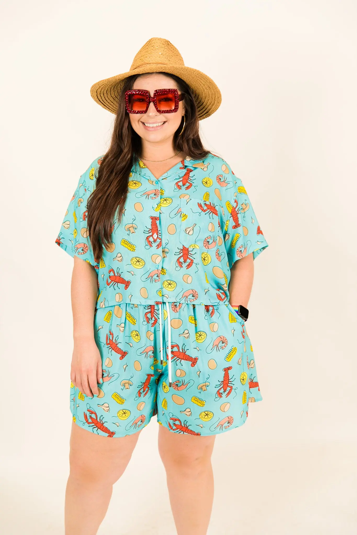 Blue Crawfish BADDIE Shorts - Image 3