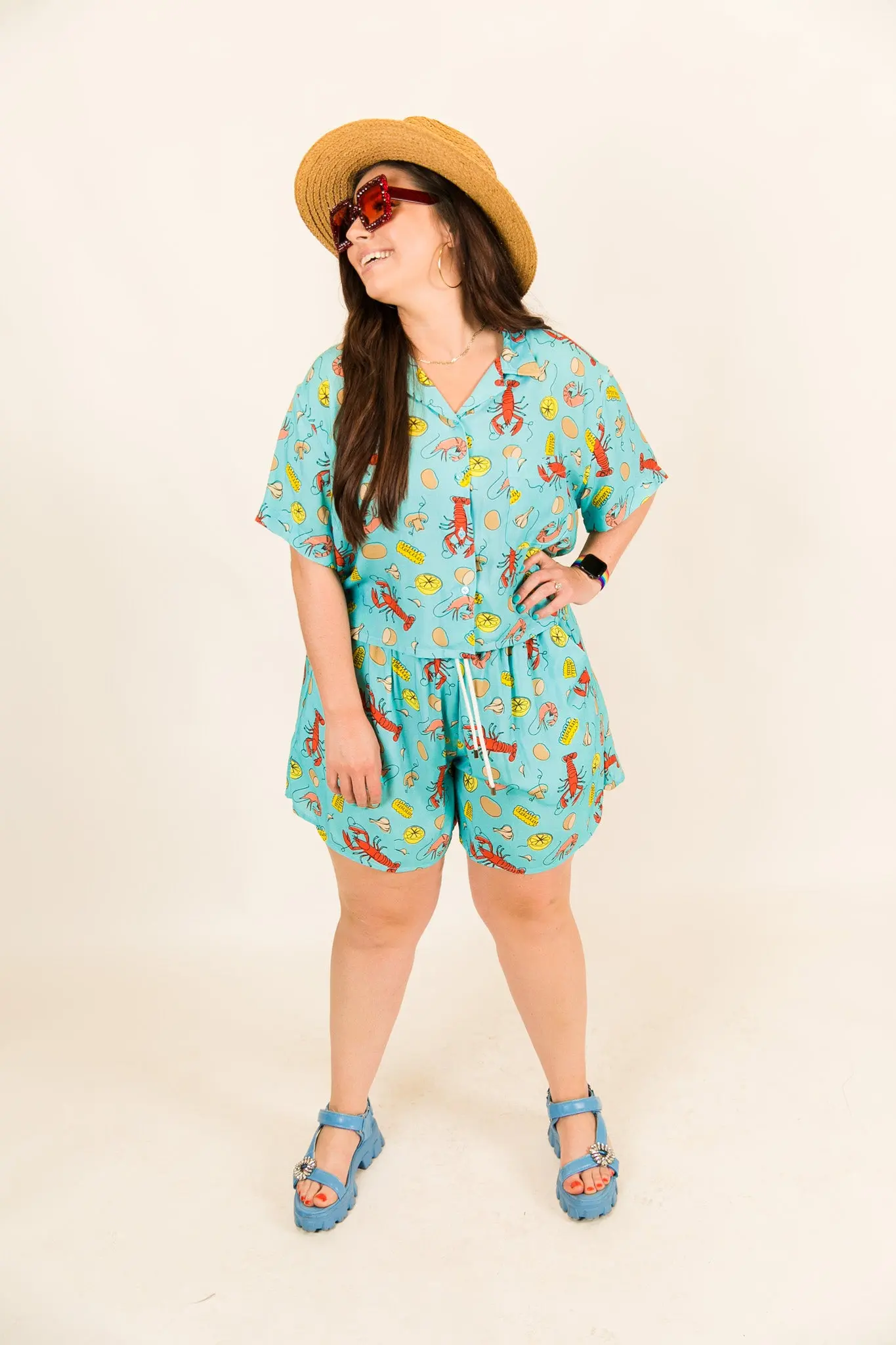 Blue Crawfish BADDIE Shorts - Image 8