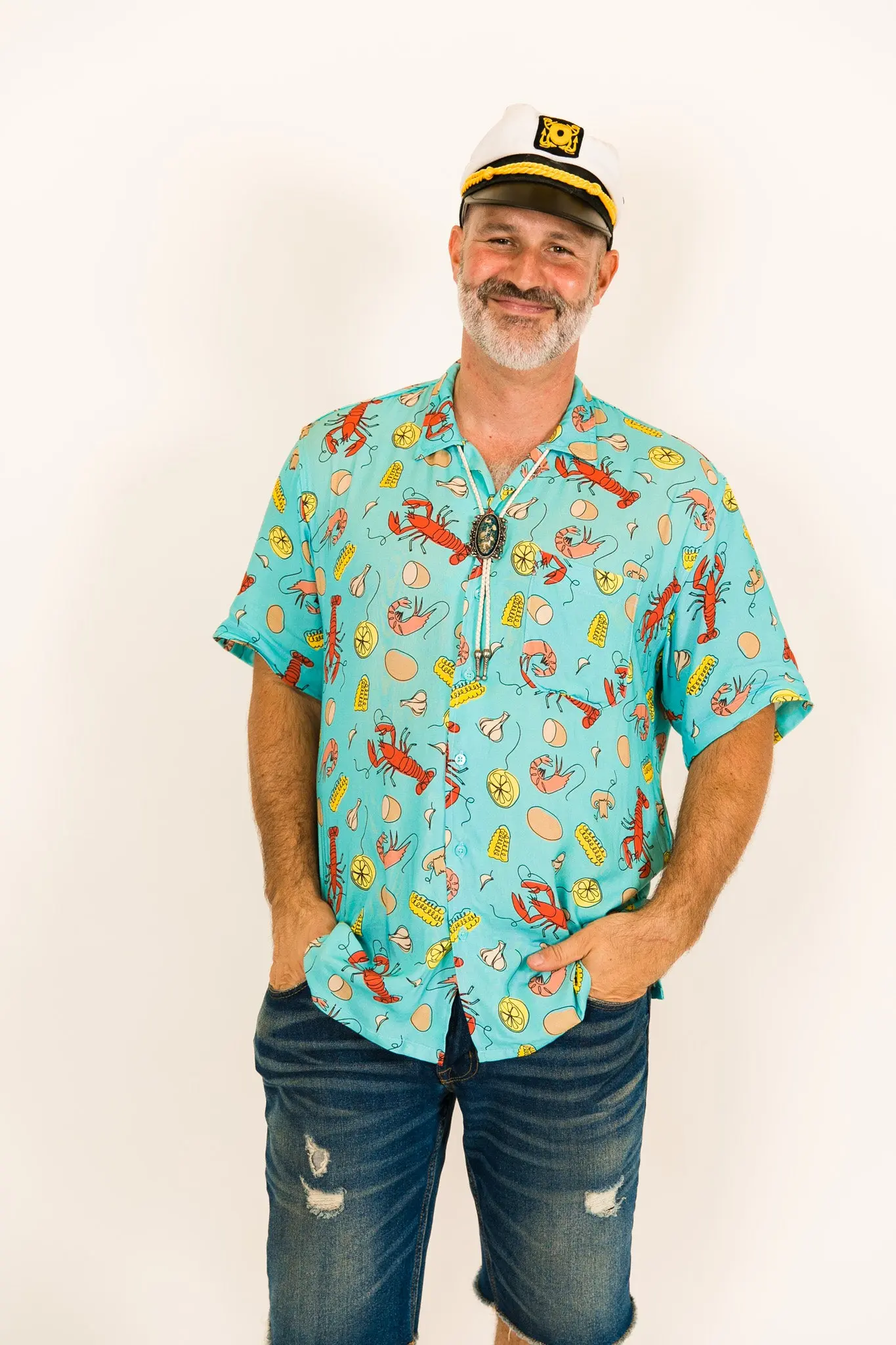 Blue Crawfish DADDY Shirt - Image 2