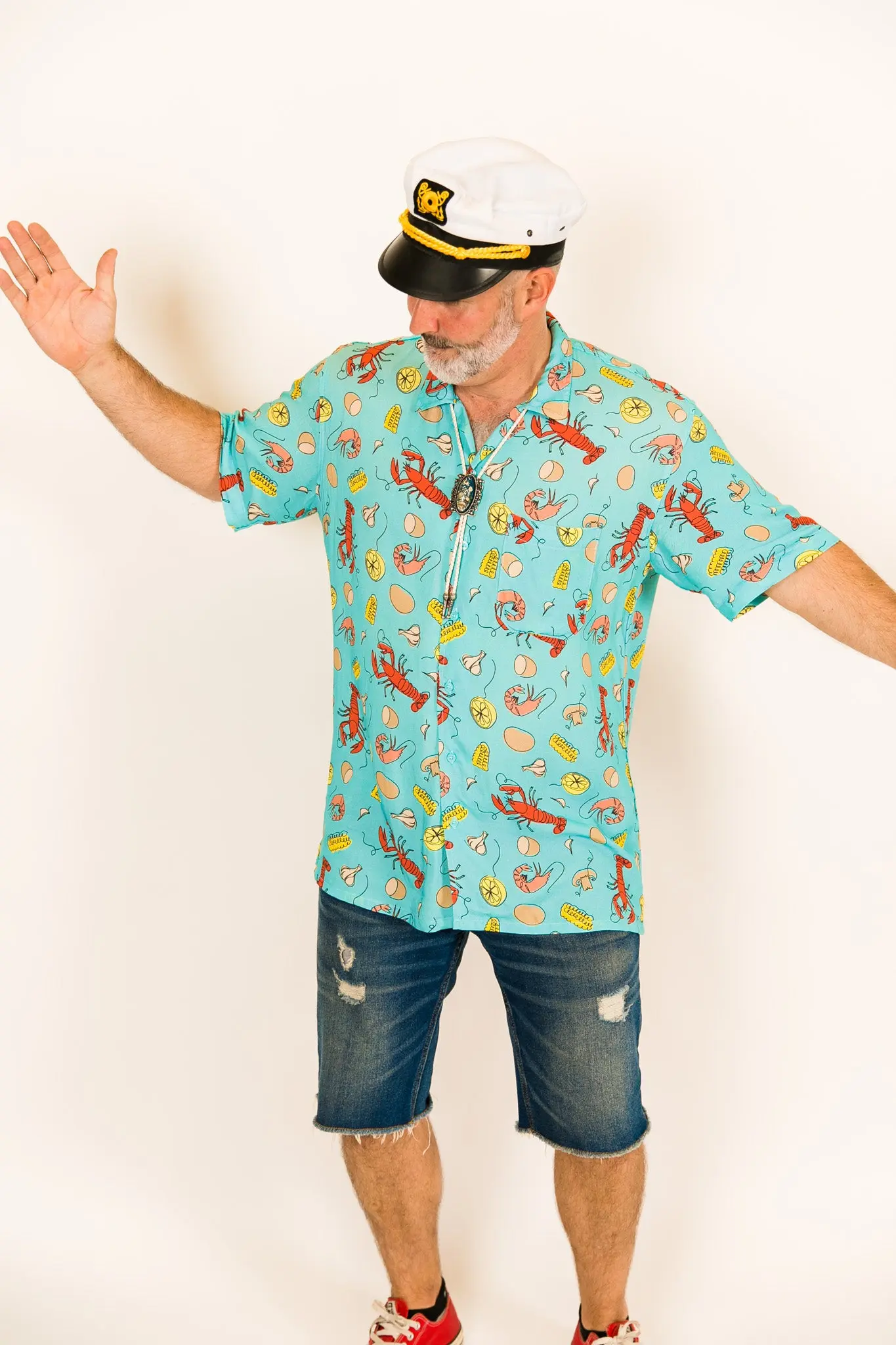 Blue Crawfish DADDY Shirt - Image 3