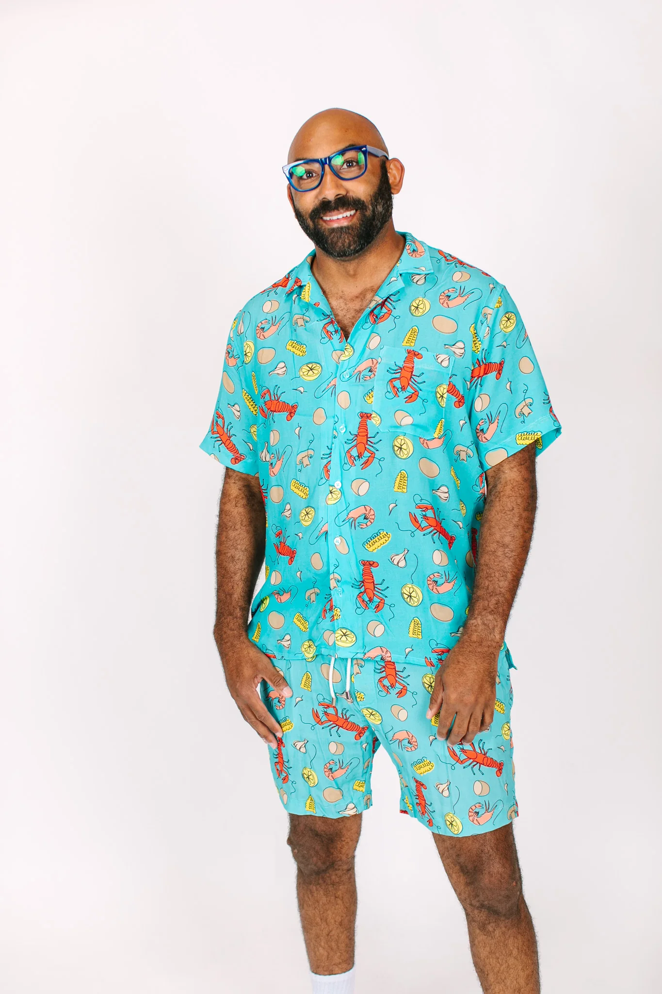 Blue Crawfish DADDY Shorts
