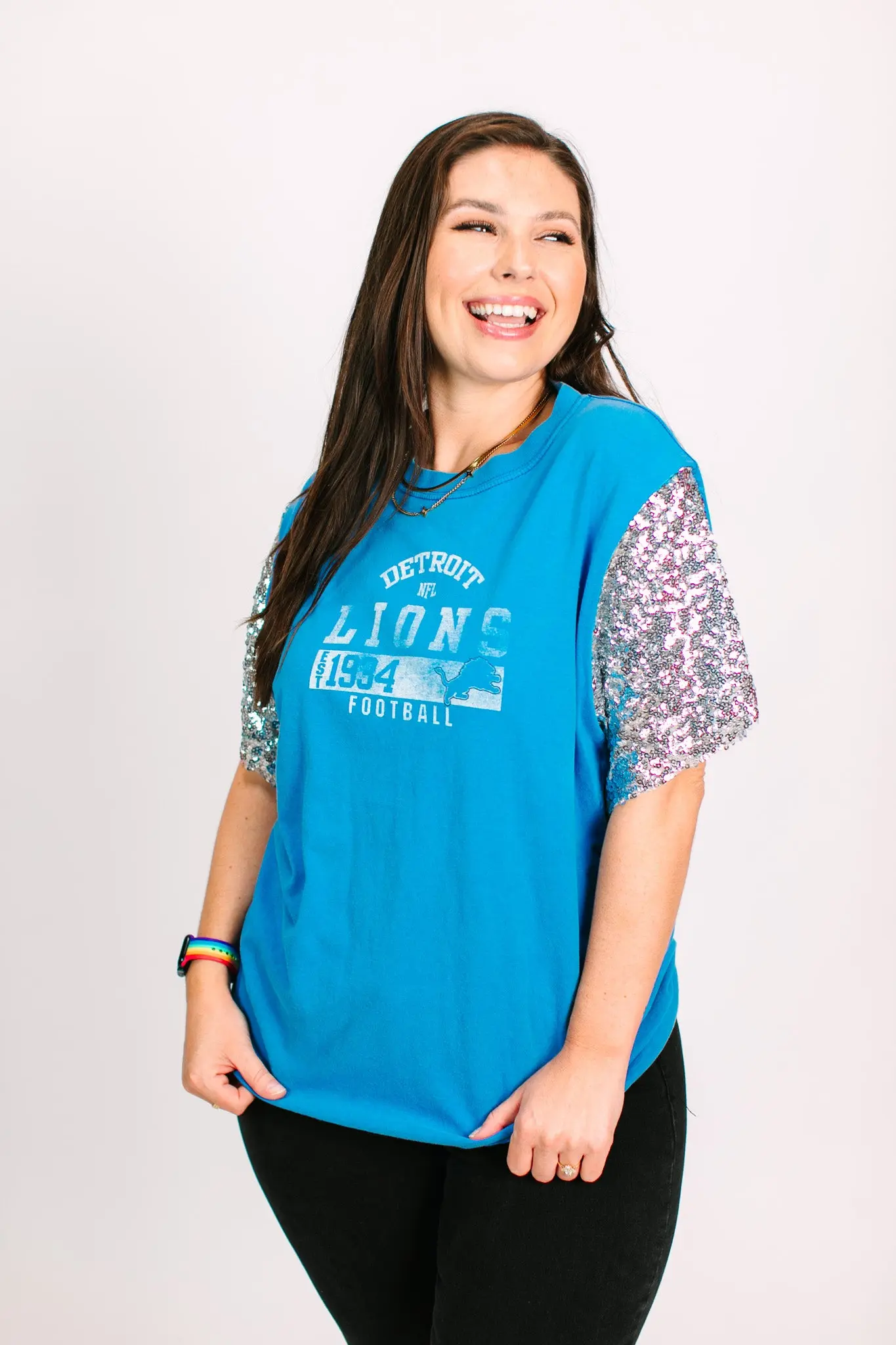 Detroit Lions EST 1934 Party Tee - Image 2