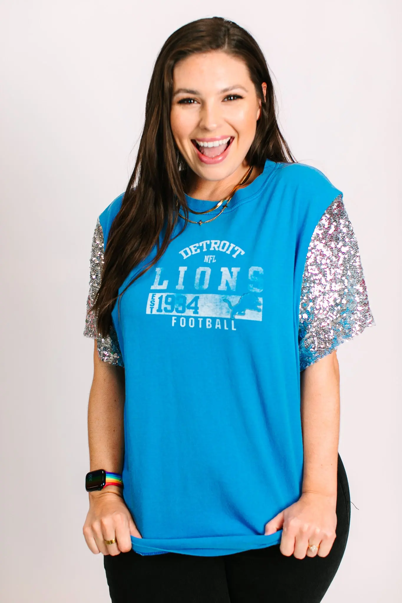 Detroit Lions EST 1934 Party Tee - Image 6