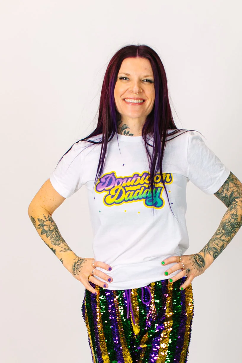 Doubloon Daddy Mardi Gras Party Tee