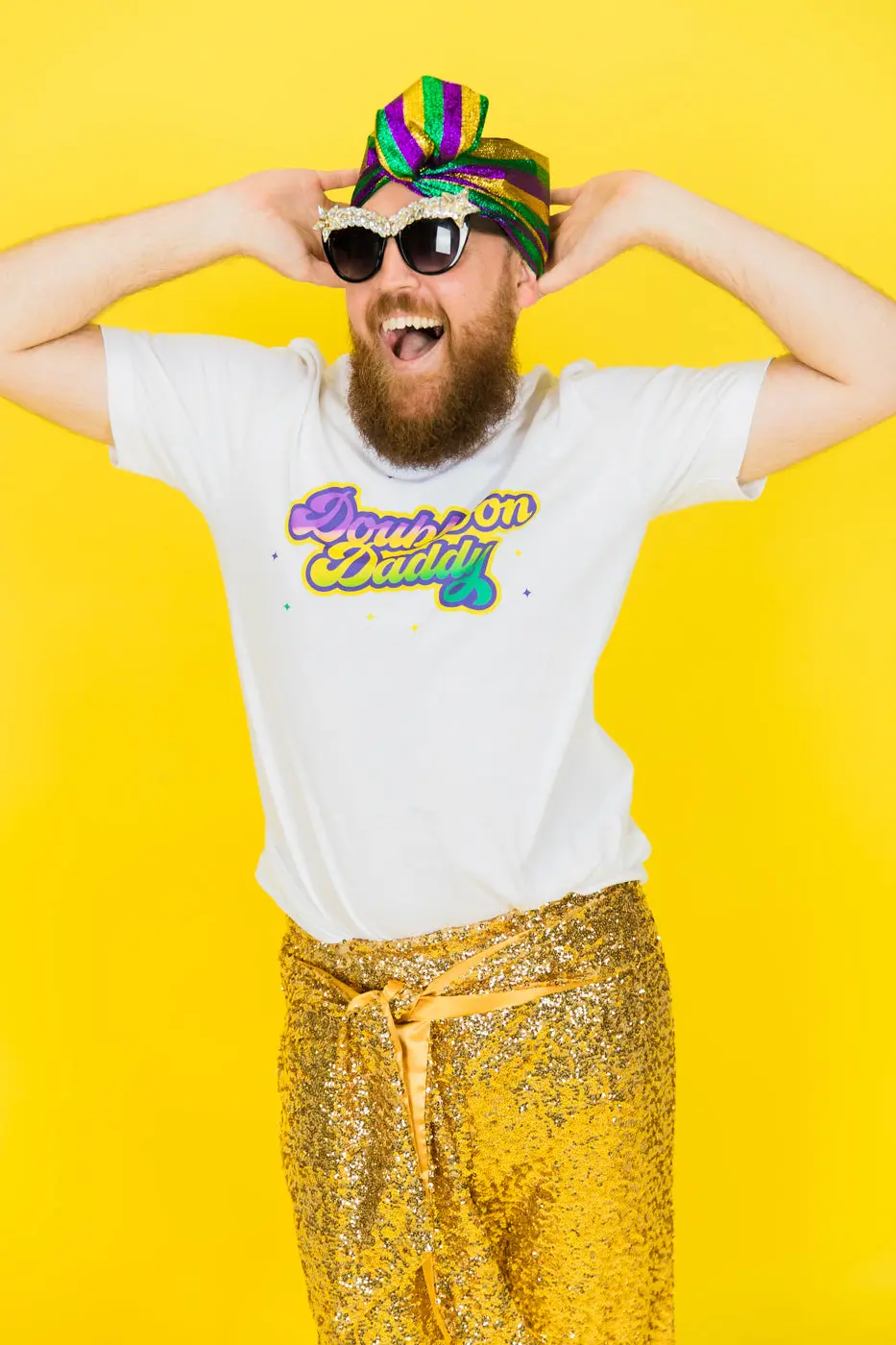 Doubloon Daddy Mardi Gras Party Tee - Image 7