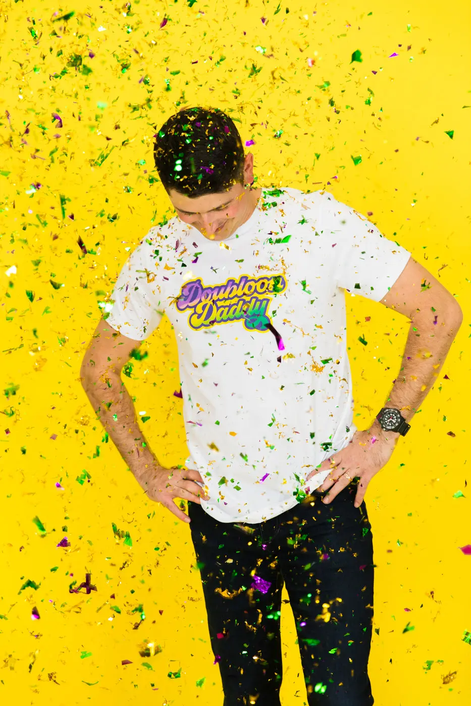 Doubloon Daddy Mardi Gras Party Tee - Image 8