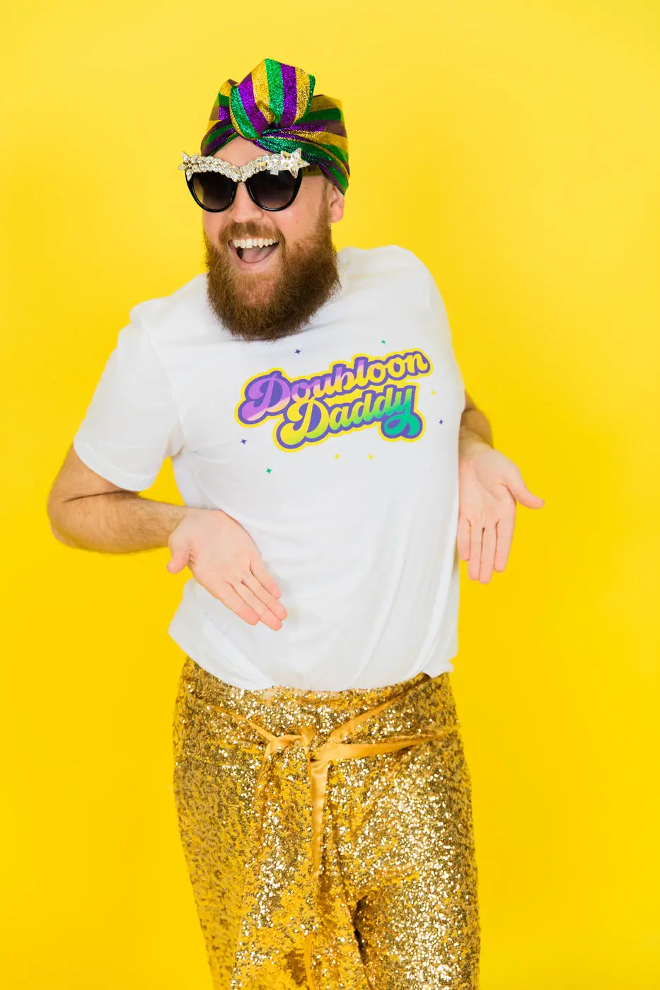 Doubloon Daddy Mardi Gras Party Tee - Image 9