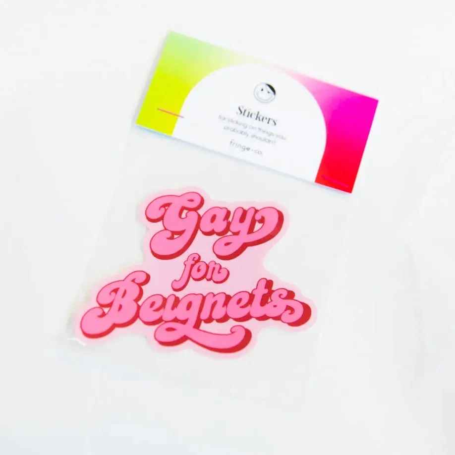 Gay for Beignets Sticker - Image 6