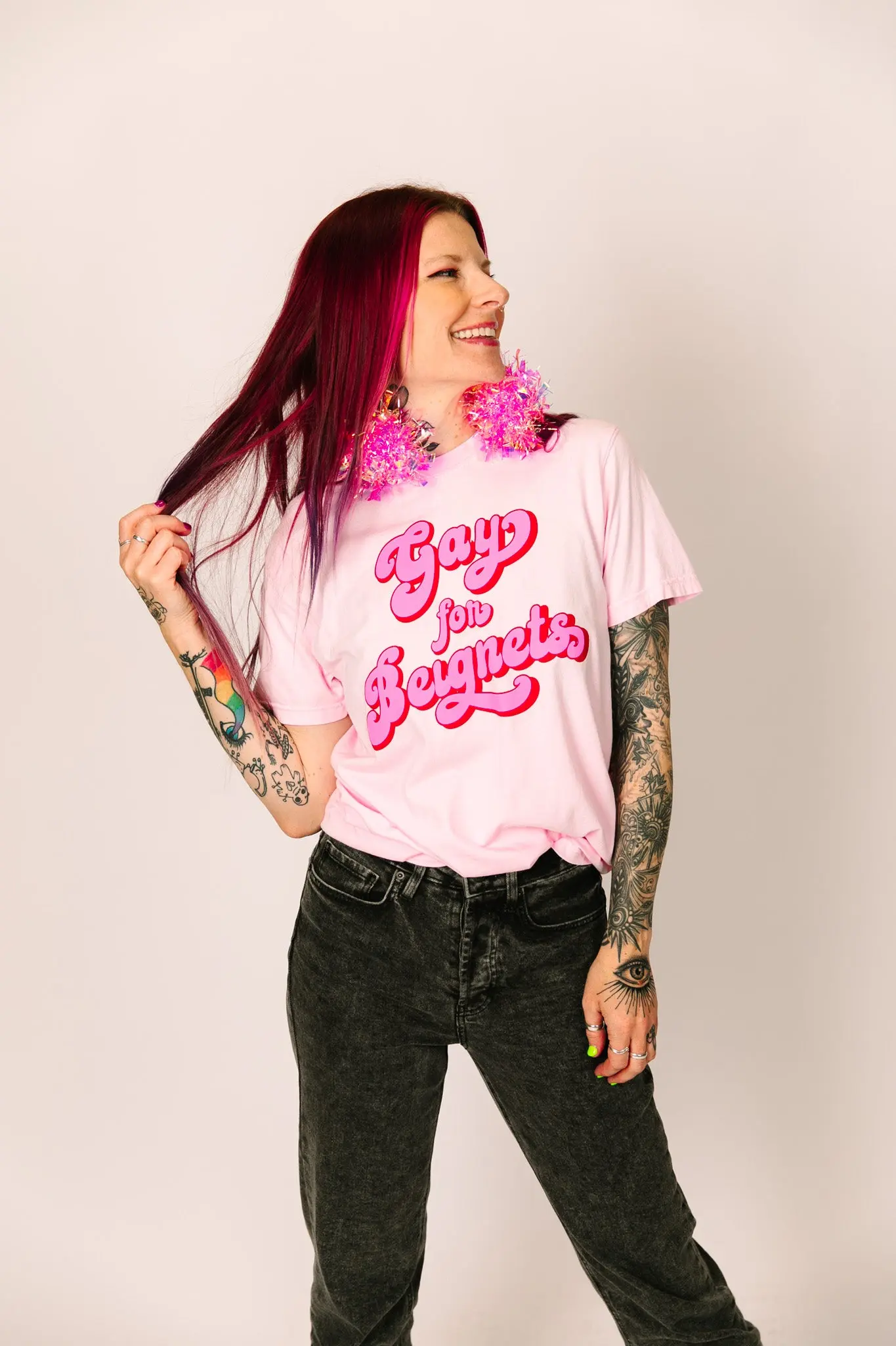 Gay For Beignets Tee - Image 5