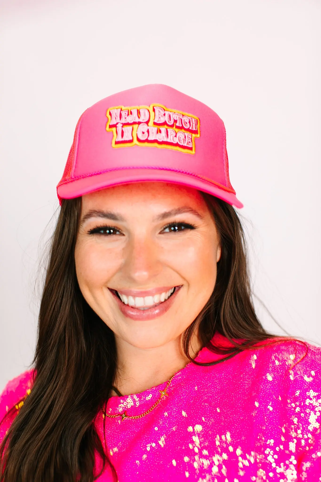 Head Butch Hot Pink Trucker - Image 2