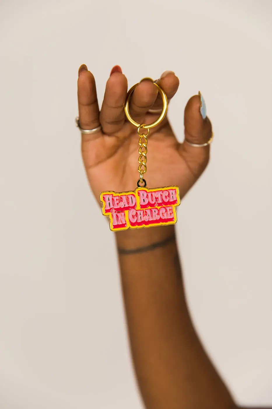 Head Butch In Charge Keychain