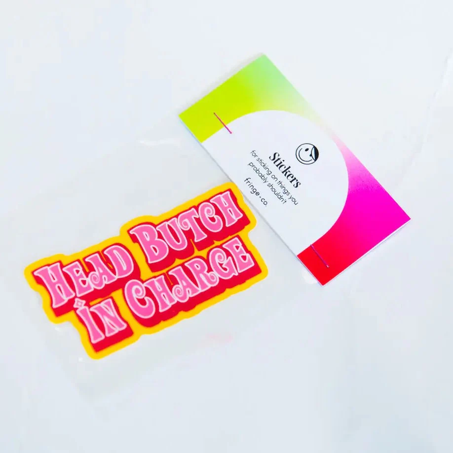 Head Butch In Charge Sticker - Image 3