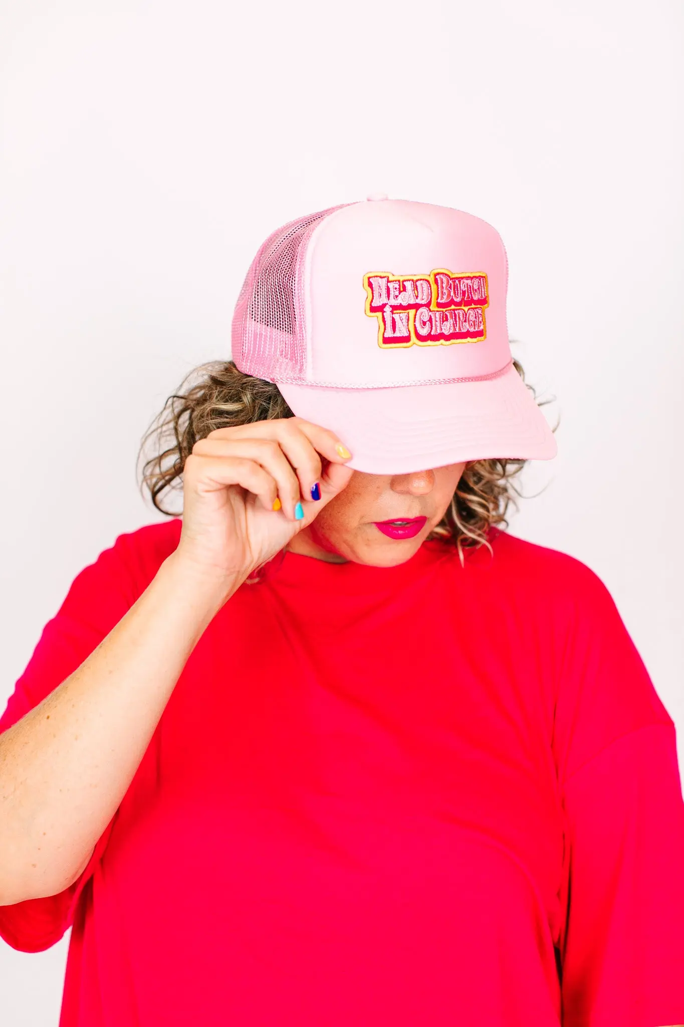 Head Homo Light Pink Trucker - Image 6