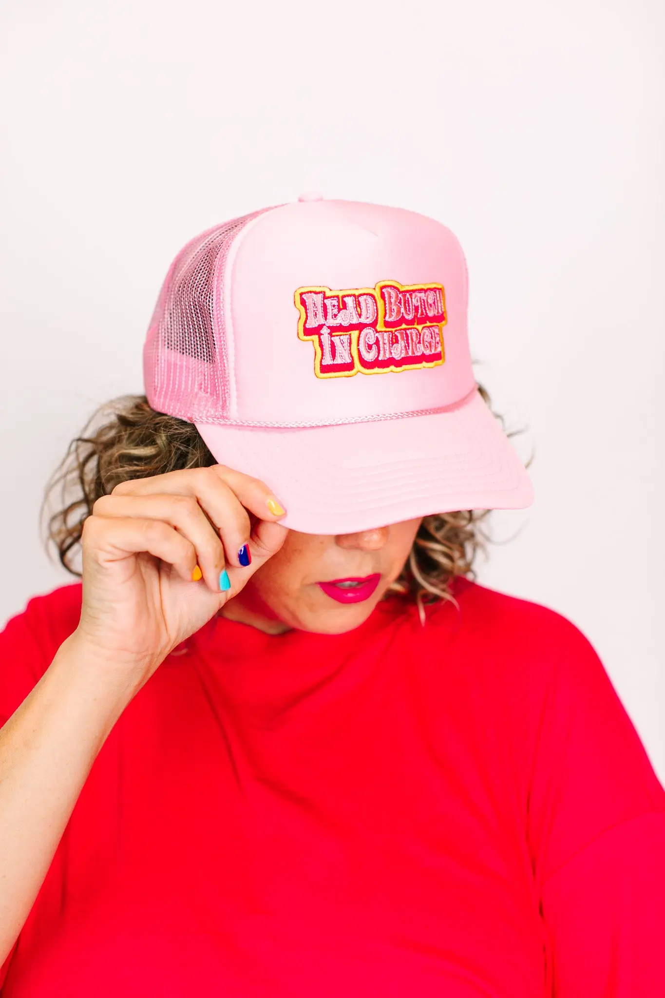 Head Homo Light Pink Trucker - Image 7