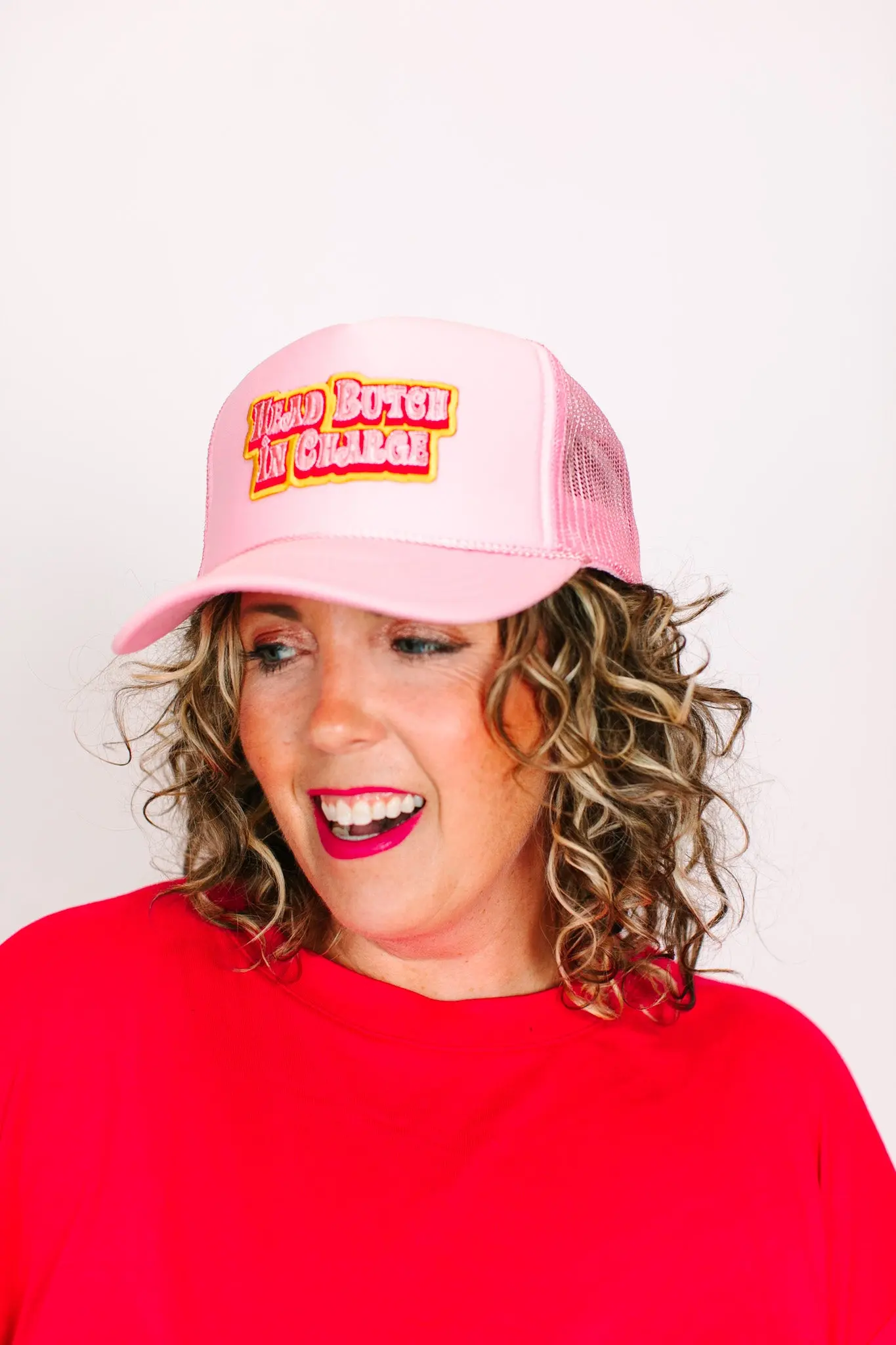 Head Homo Light Pink Trucker - Image 8