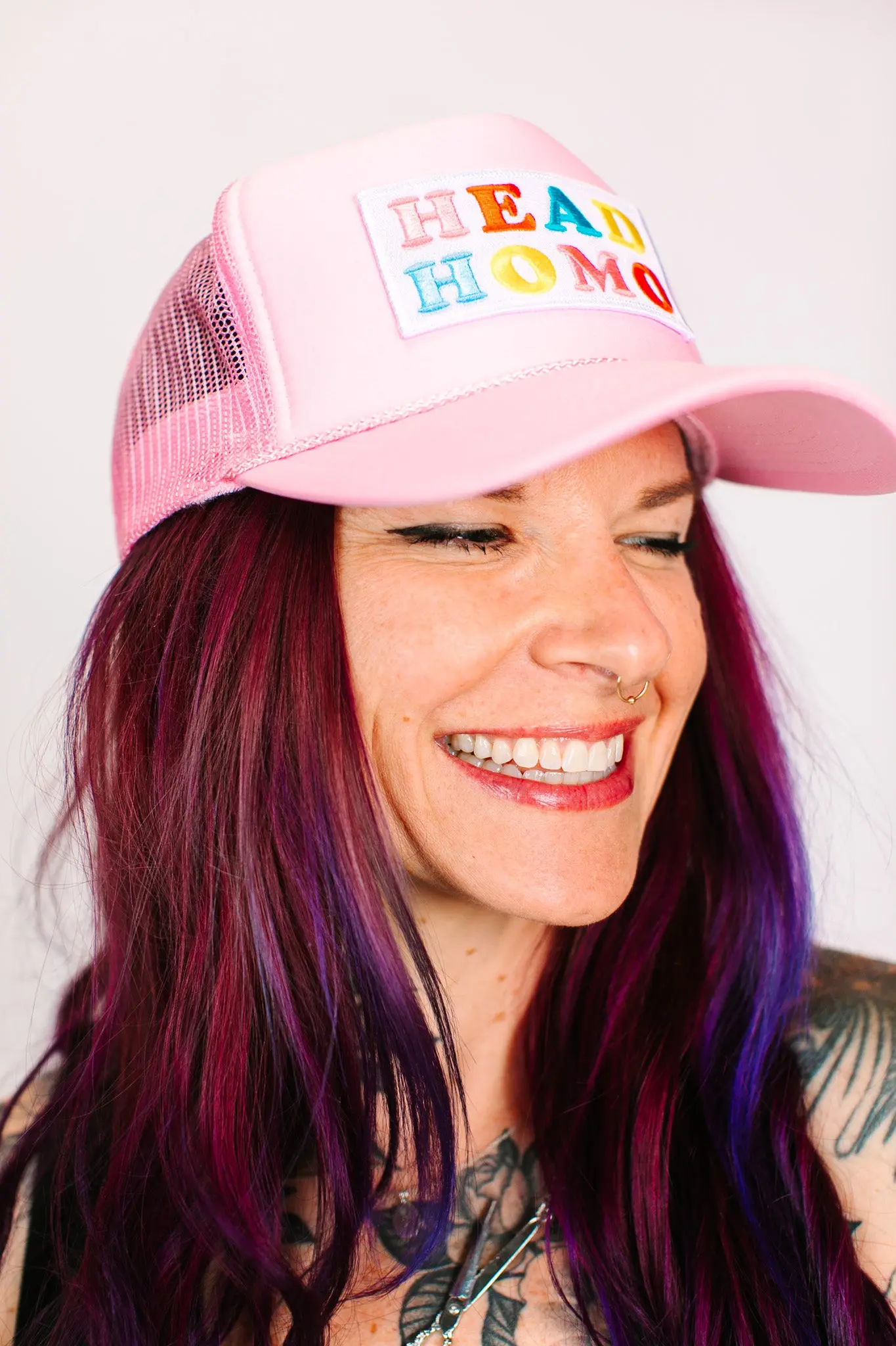 Head Homo Light Pink Trucker - Image 3