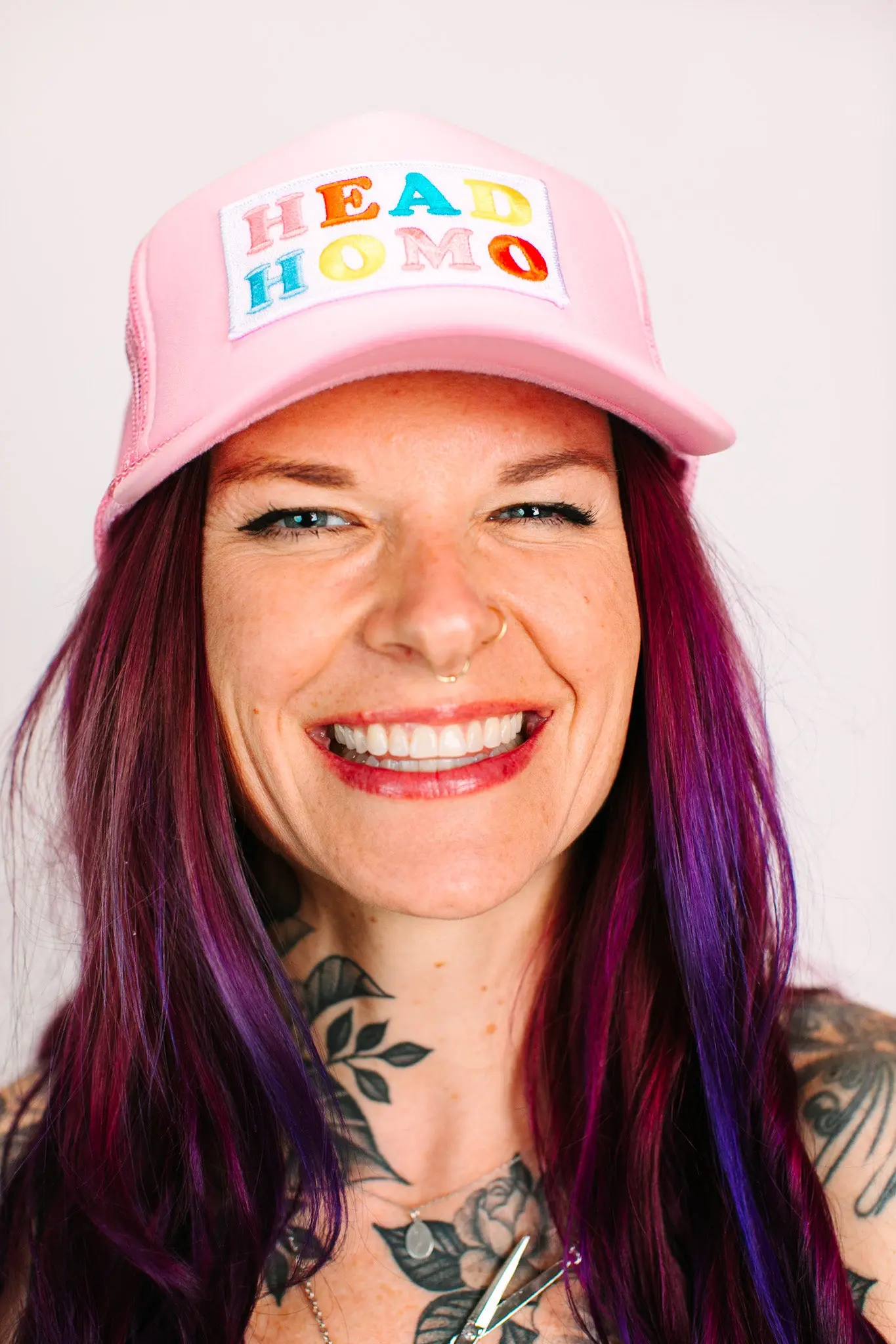 Head Homo Light Pink Trucker - Image 4