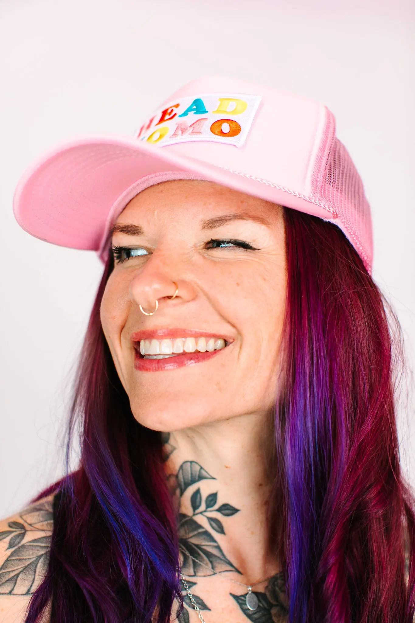 Head Homo Light Pink Trucker - Image 5