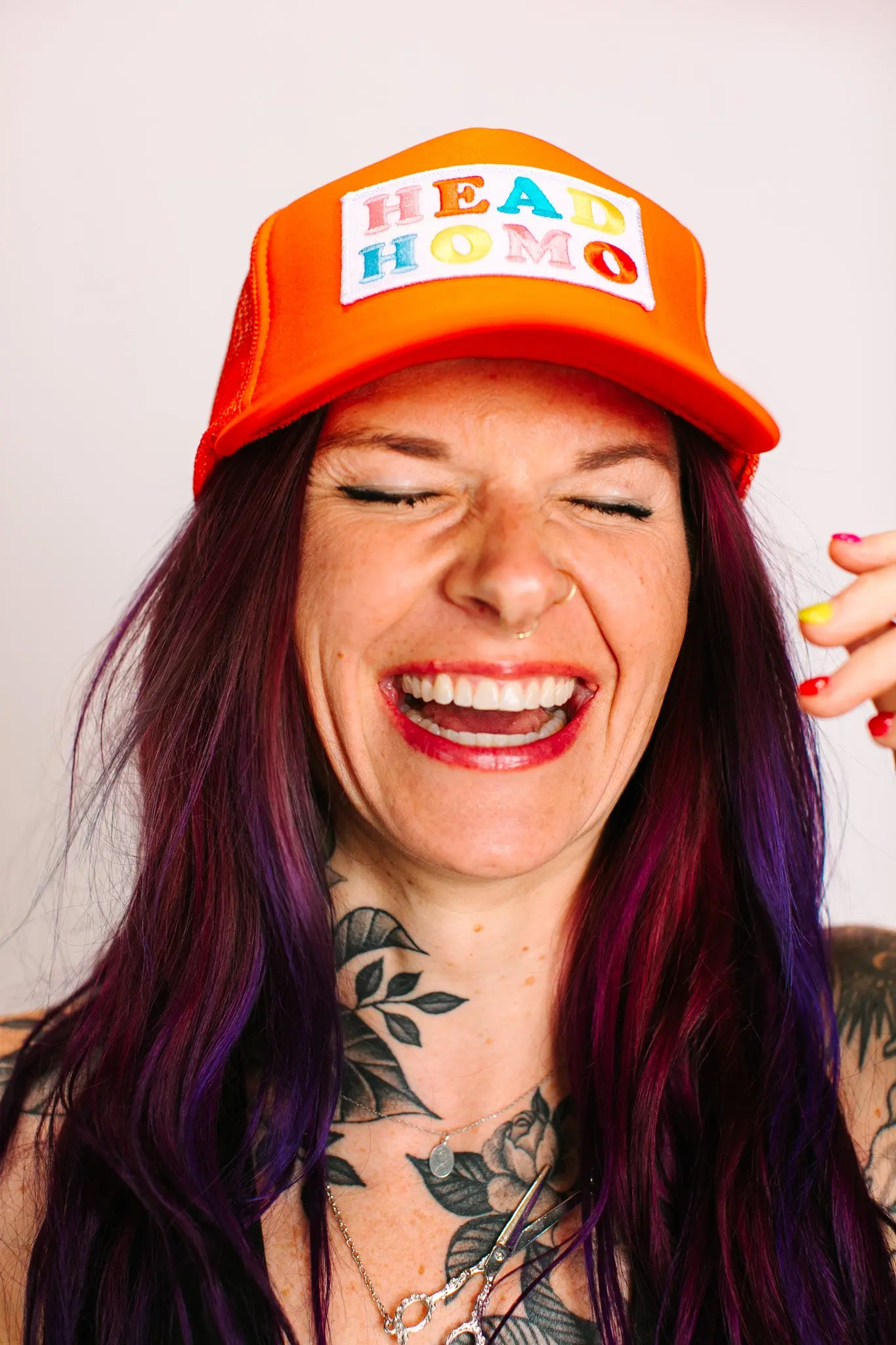 Head Homo Orange Trucker - Image 3