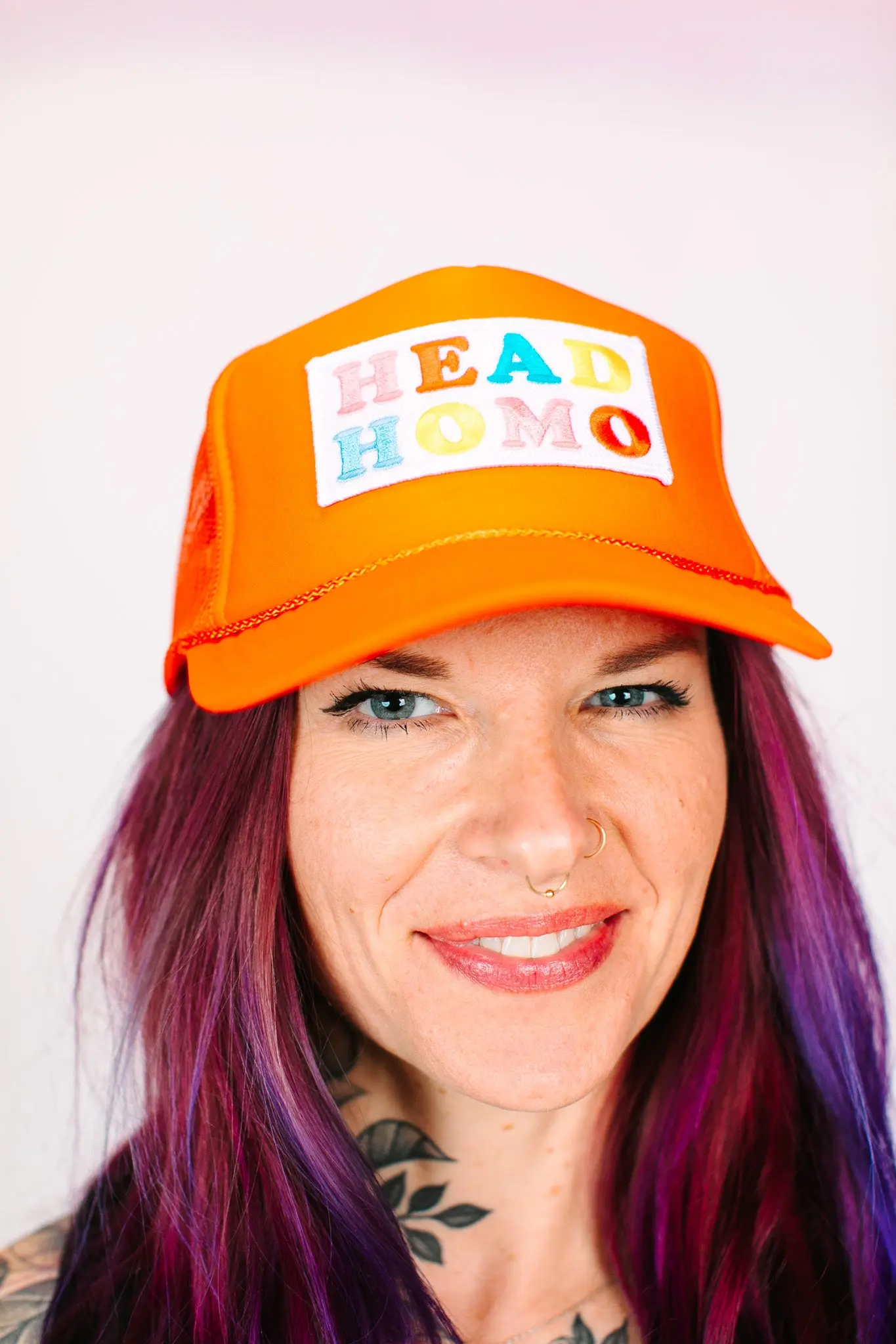 Head Homo Orange Trucker - Image 6