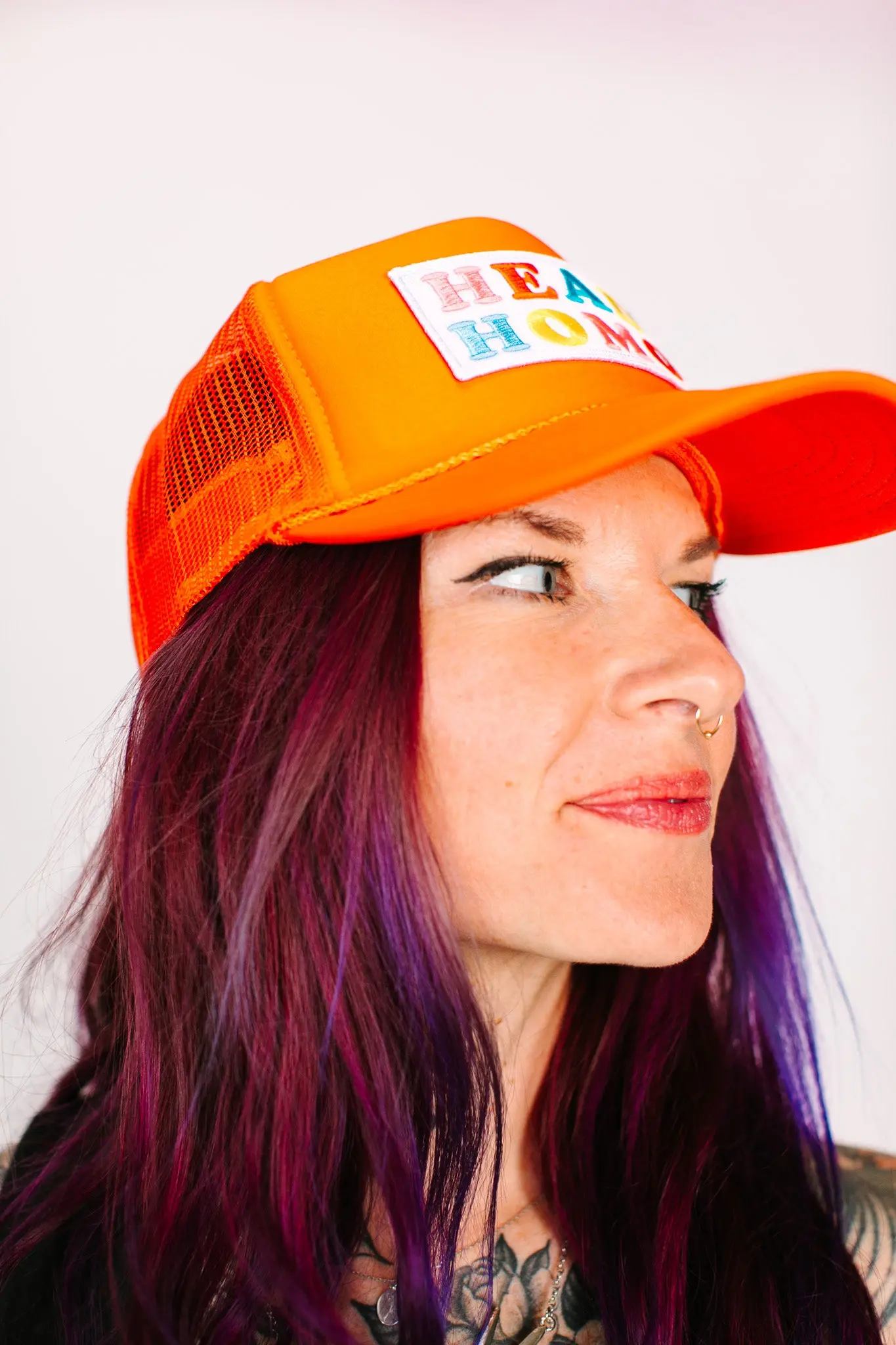 Head Homo Orange Trucker - Image 8