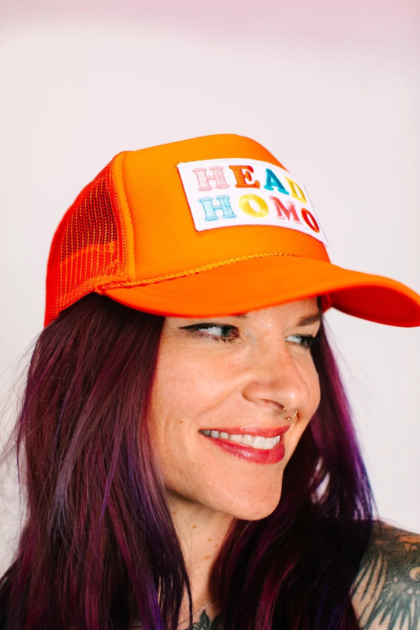 Head Homo Orange Trucker - Image 9