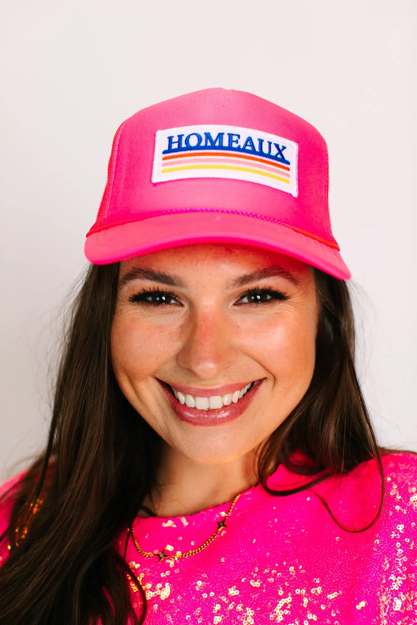 Hot Pink Homeaux Trucker - Image 2