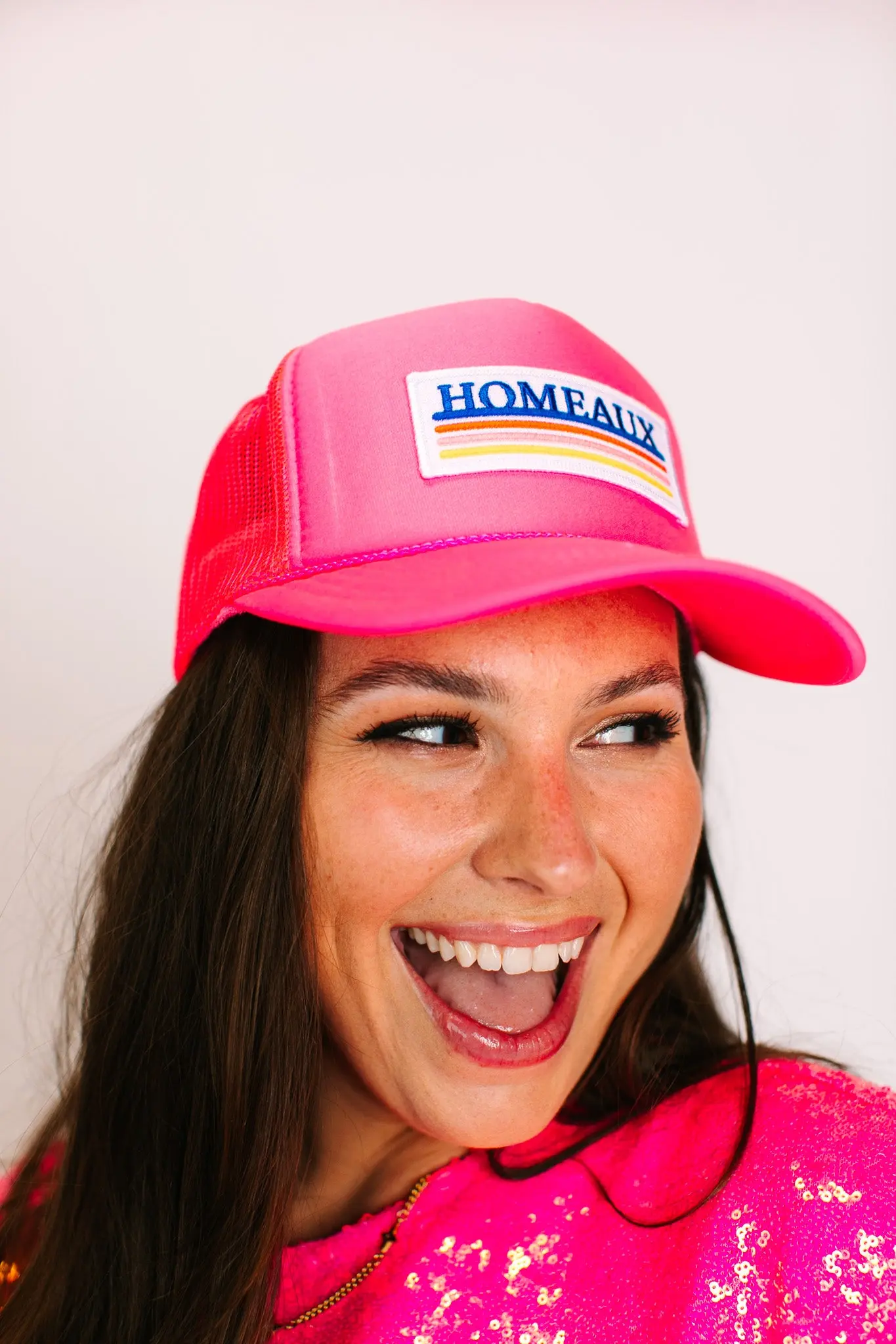 Hot Pink Homeaux Trucker - Image 3