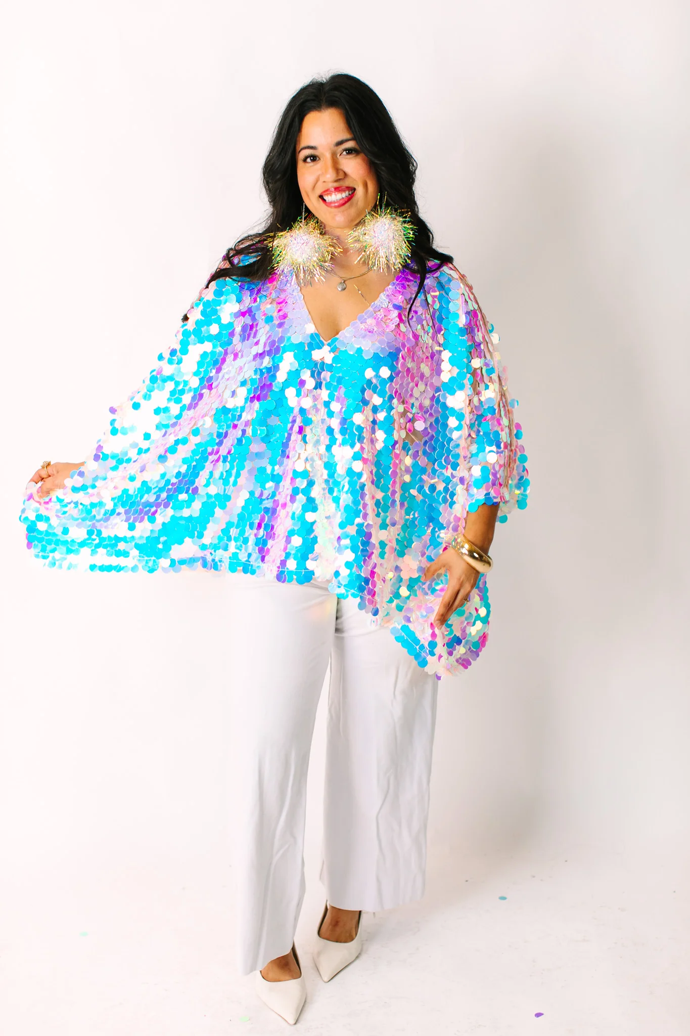 Iridescent Paillette Tunic - Image 10