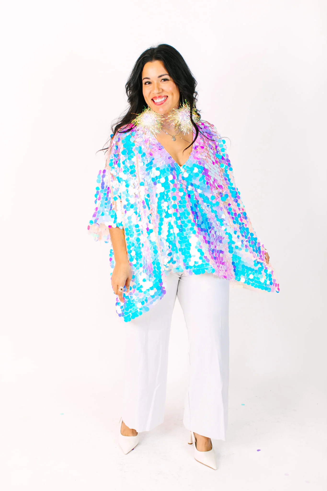 Iridescent Paillette Tunic - Image 5