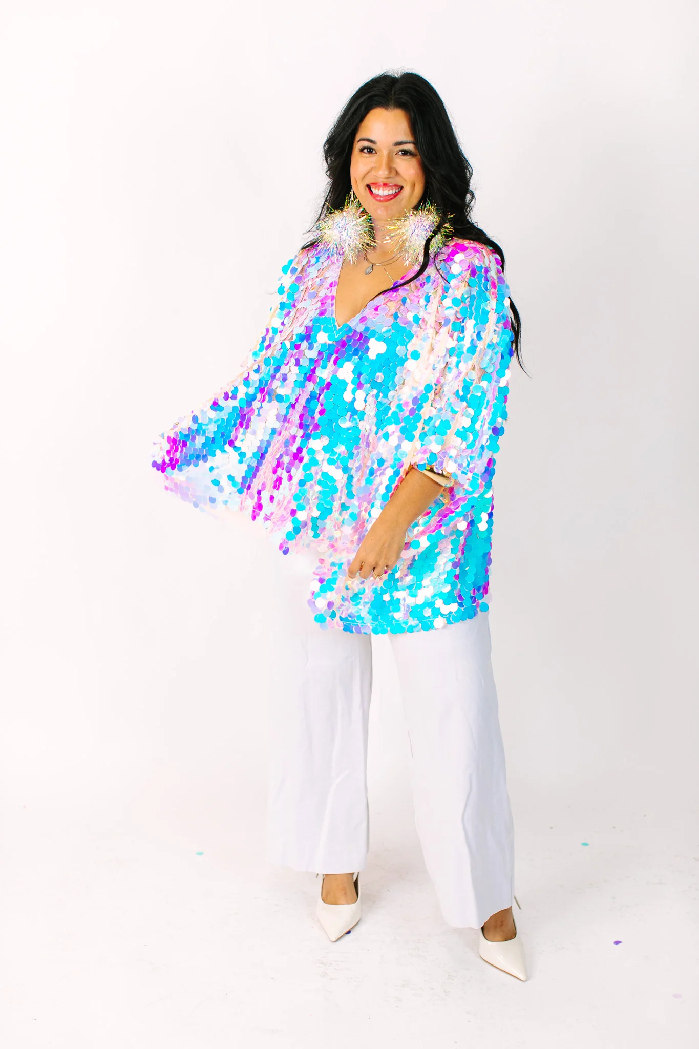 Iridescent Paillette Tunic - Image 6