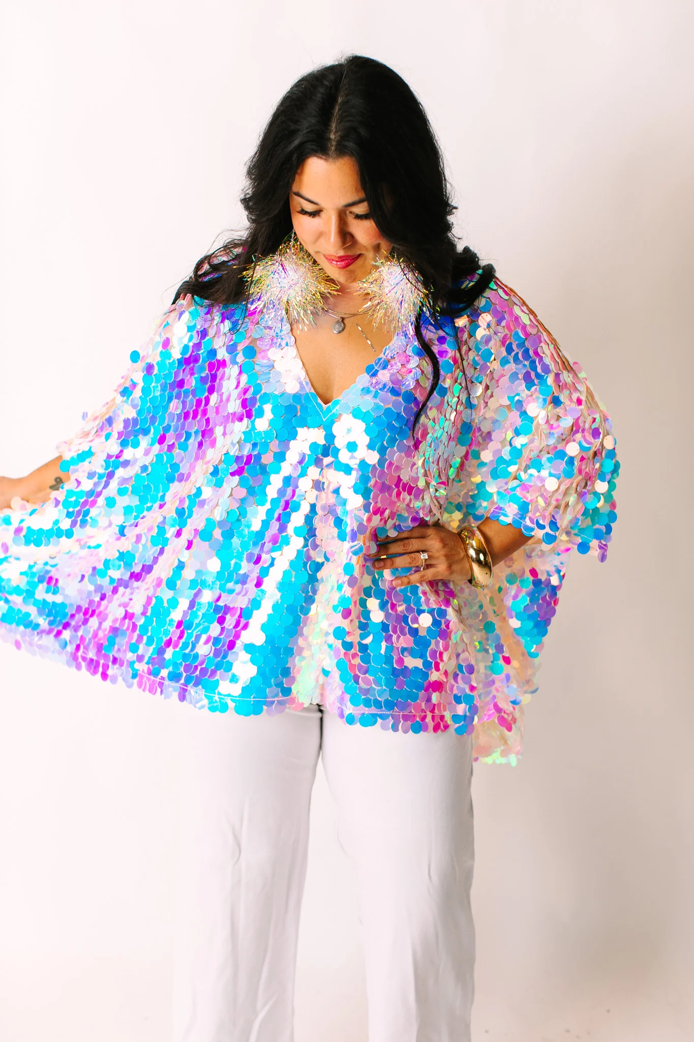 Iridescent Paillette Tunic - Image 9