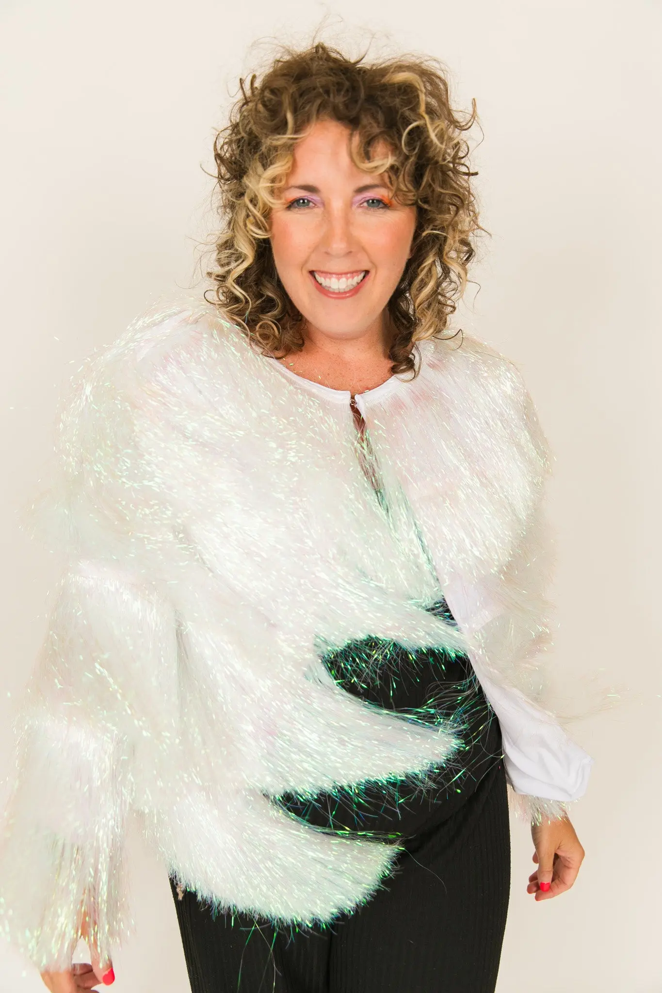 Iridescent Totally Tinsel Jacket