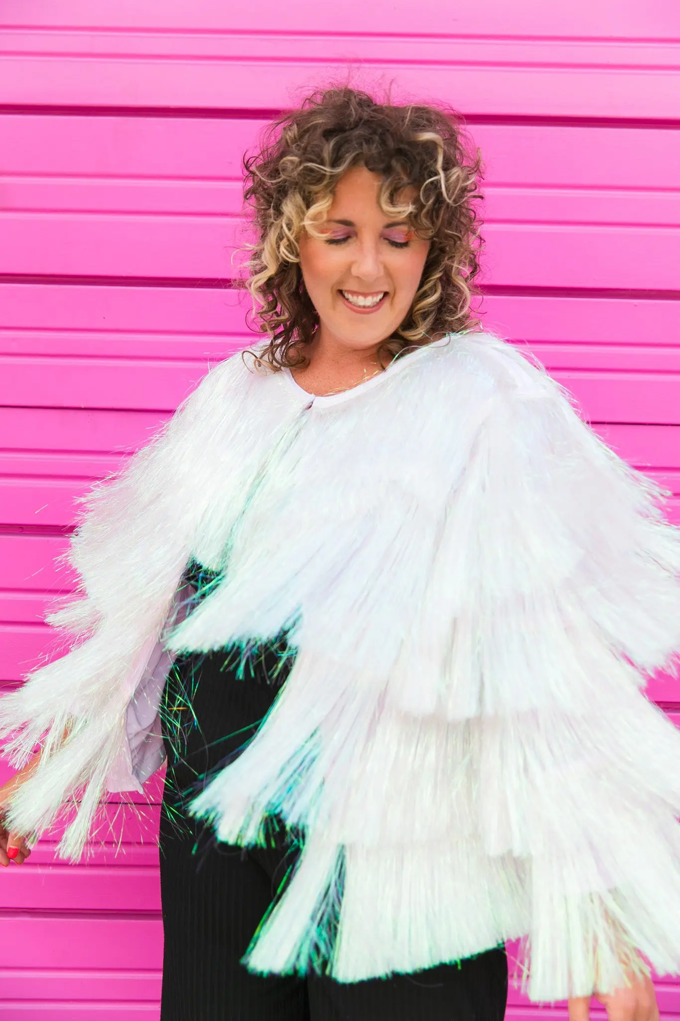 Iridescent Totally Tinsel Jacket - Image 3