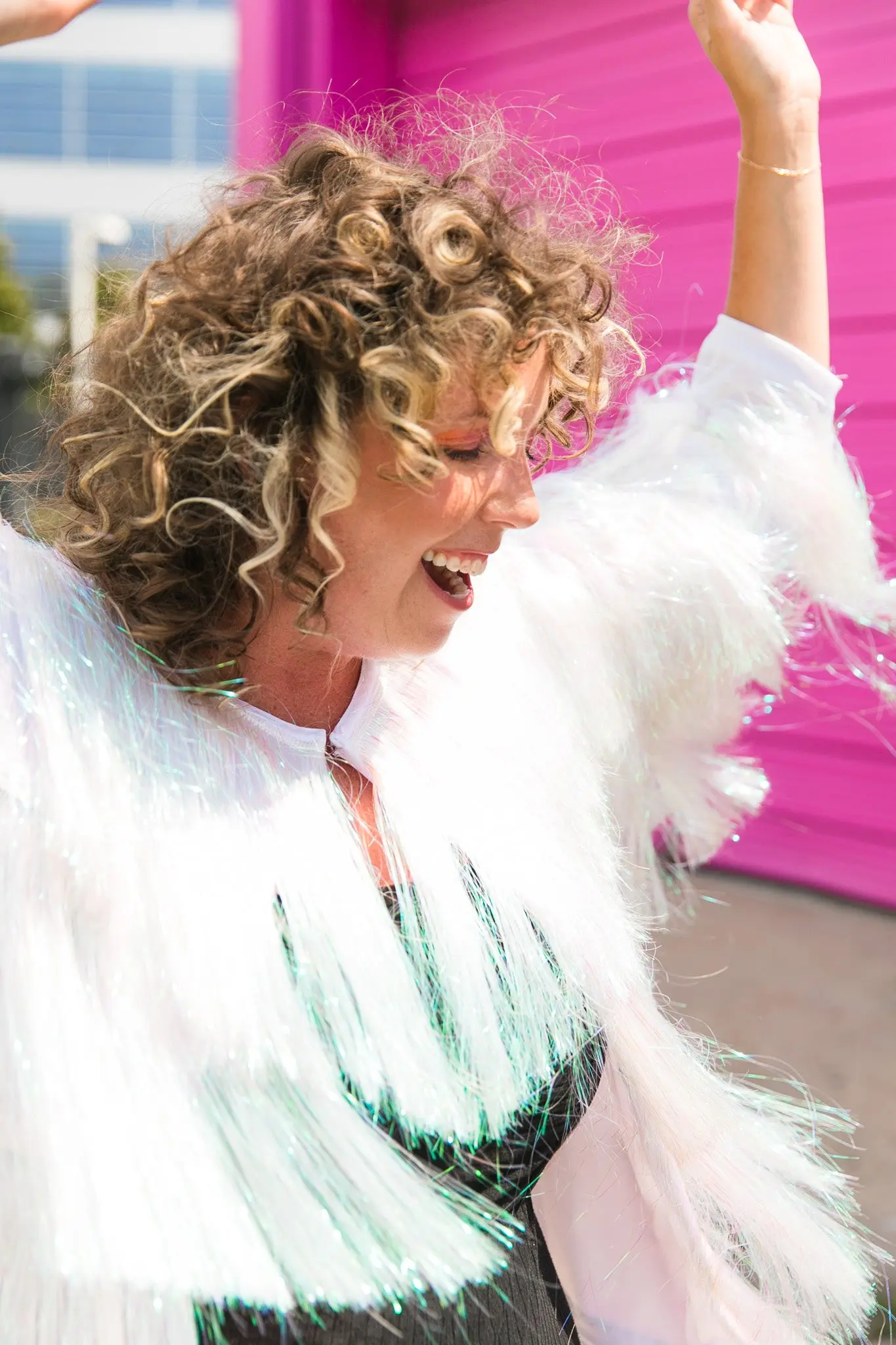 Iridescent Totally Tinsel Jacket - Image 7