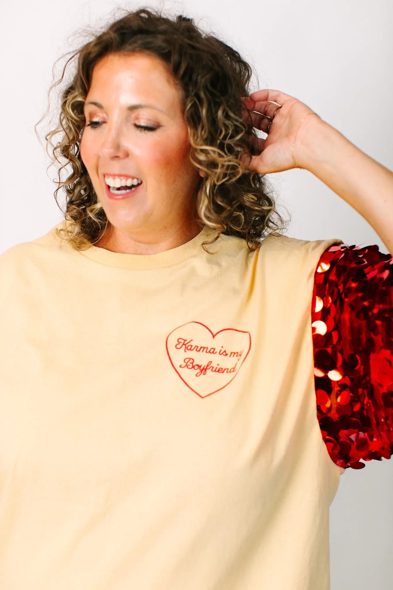 Karma Is My Boyfriend Party Tee - Image 3