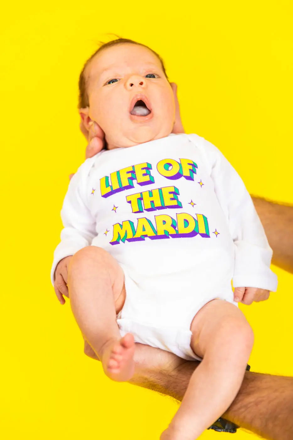 Life of the Mardi Baby Onesie